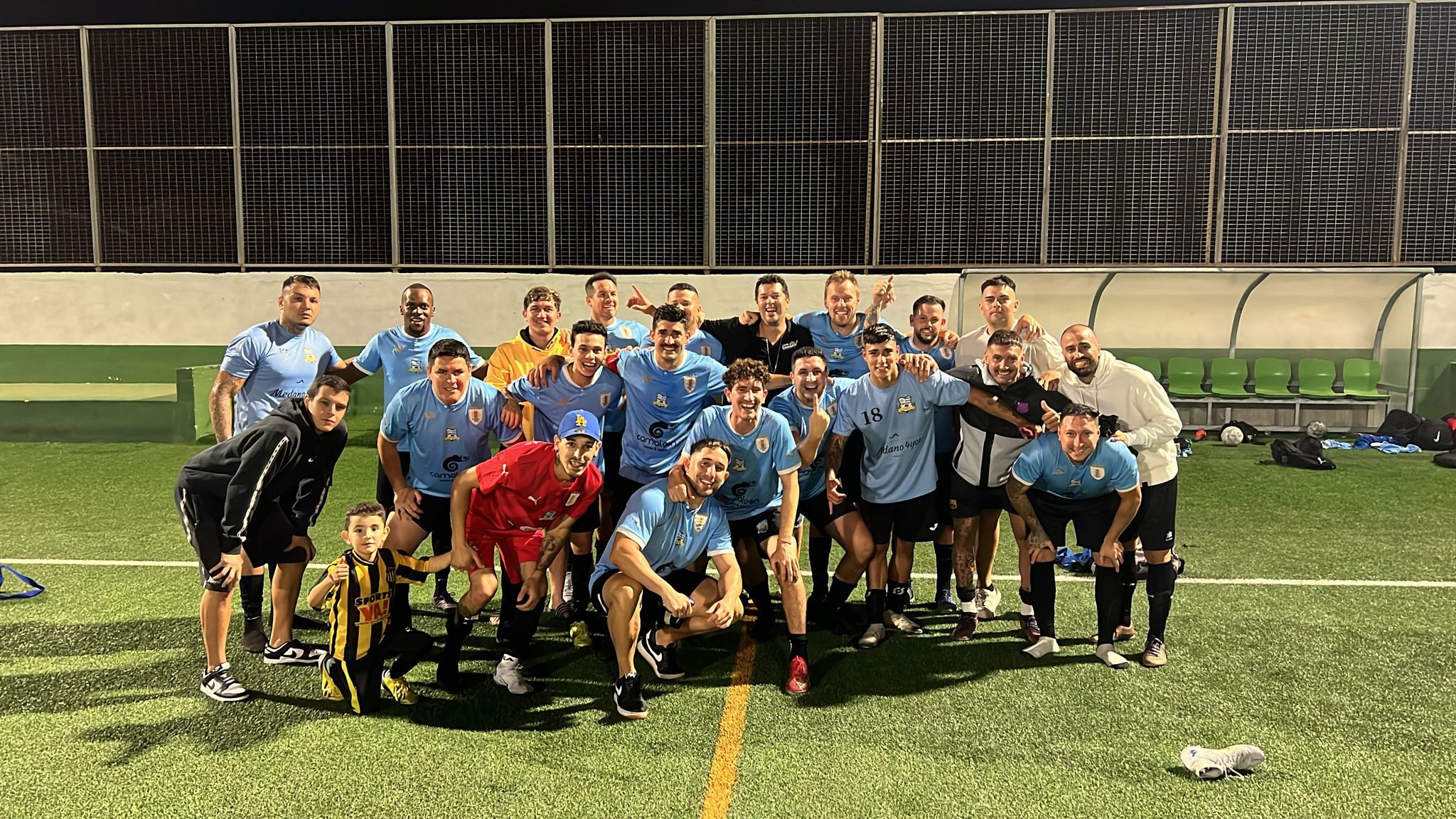 LA CELESTE, BRILLANTE CAMPEÓN DE LA LIGA " PEDRO ALONSO ALAYÓN " DE FUTBOL 11